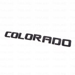 Logo โลโก้ "COLORADO" 8 ชิ้น สีดำด้าน สำหรับ Chevrolet Colorado Z71 ปี 2012-2020